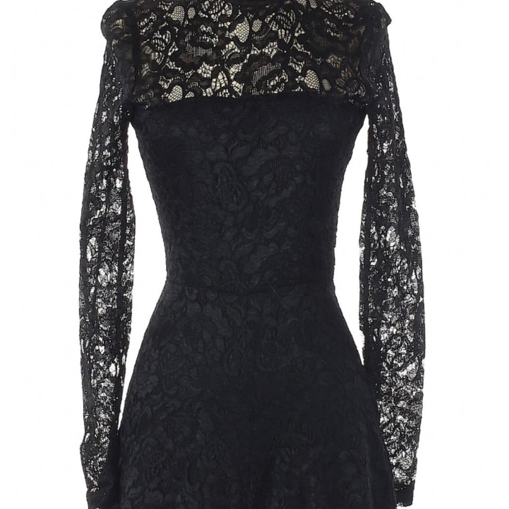 Alexis Montreuil long sleeve Black Romper